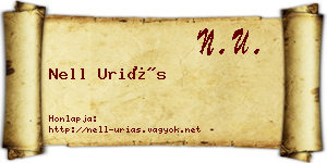 Nell Uriás névjegykártya